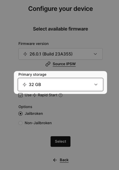 CPU and RAM Settings
