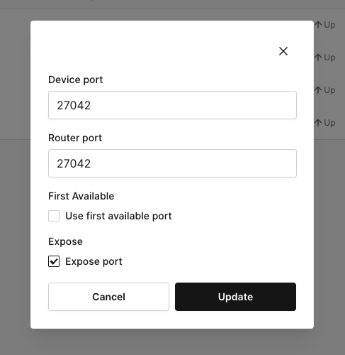 Port Forwarding