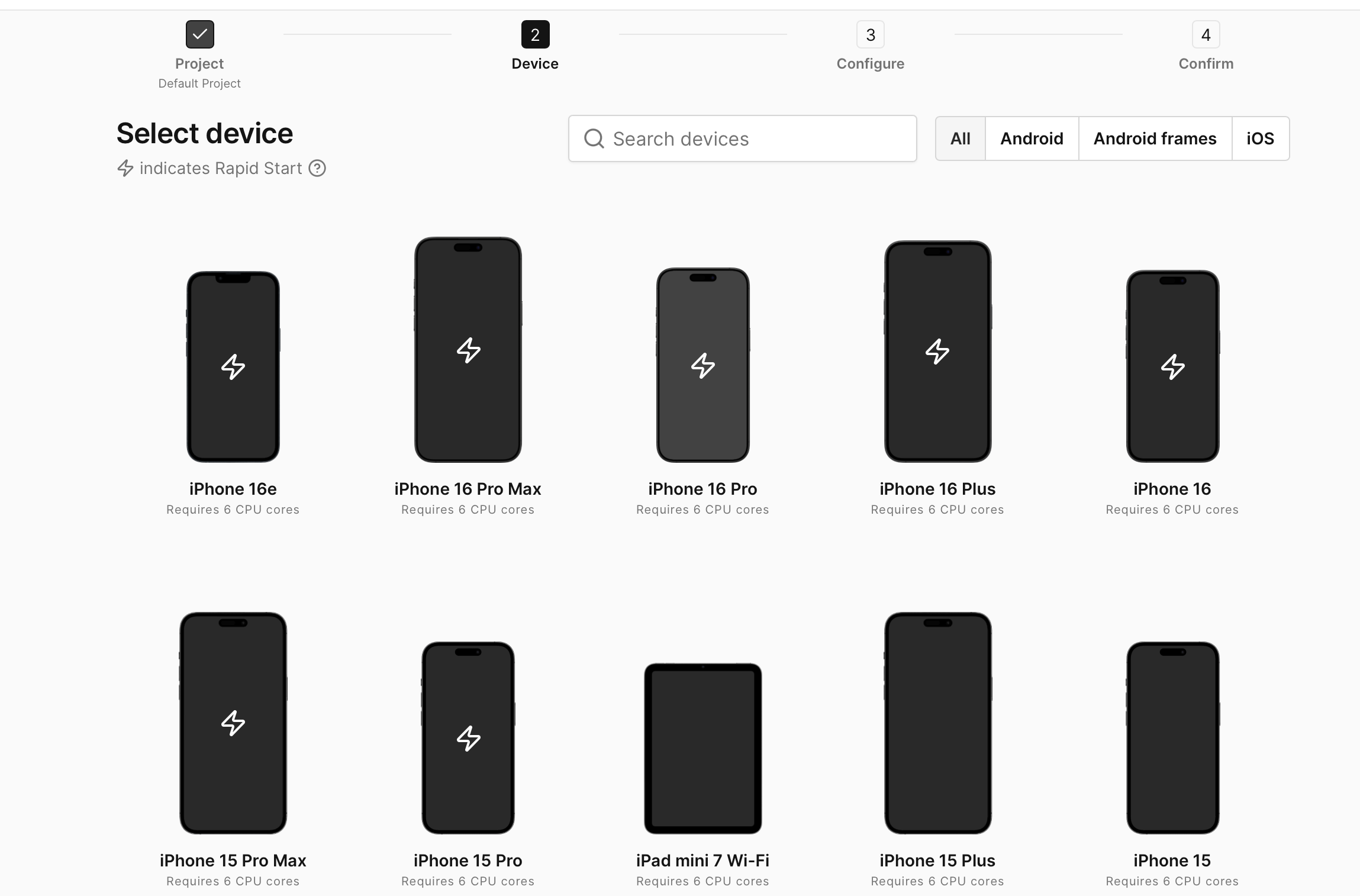 Select A Device