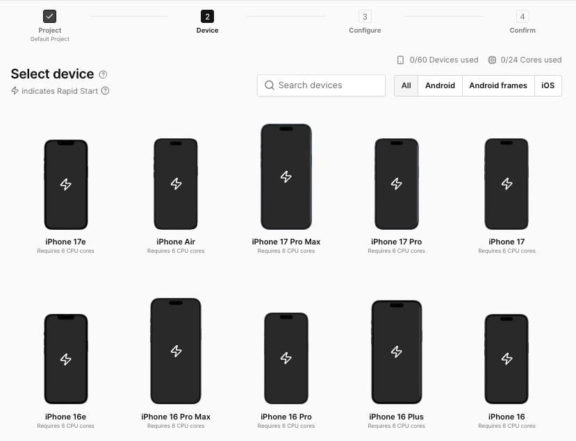 Select A Device