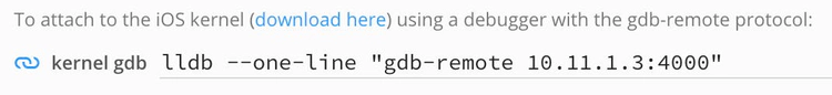 labelled kernel GDB