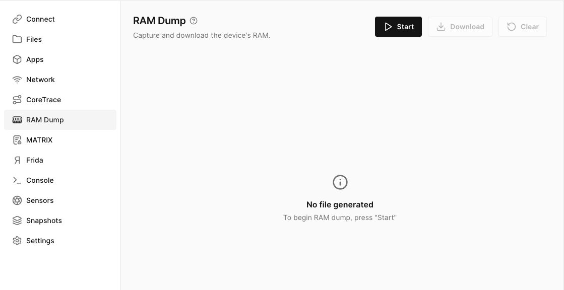RAM Dump
